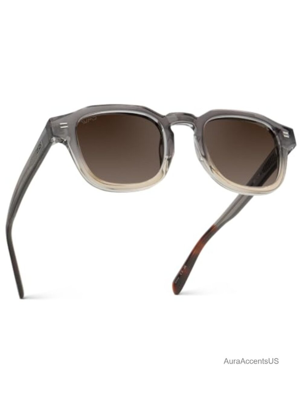 Men's Retro Geometric Polarized Sunglasses UV Protection Full Frame